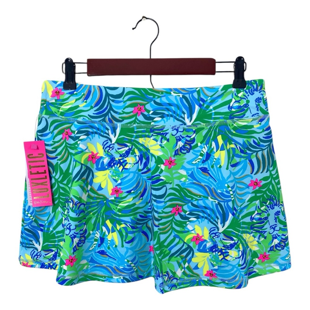 Lilly Pulitzer Aila Skort Via Parigi Sz XL Tennis Pickleball Run Athletic